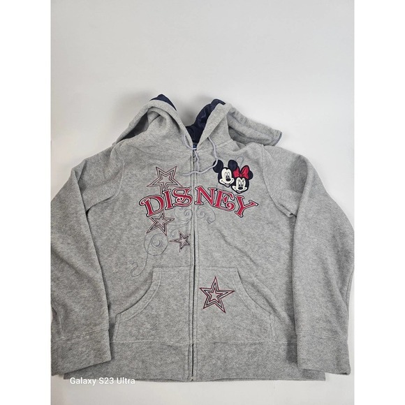MICKEY MOUSE & MINNIE, Fleece Full Zip,  Split hood/Donald & Goofy, Disney szL - Picture 2 of 11
